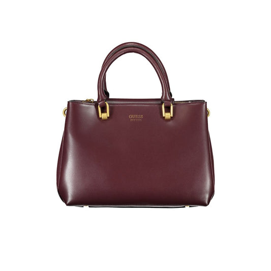 Sac à main en polyéthylène violet Guess jeans