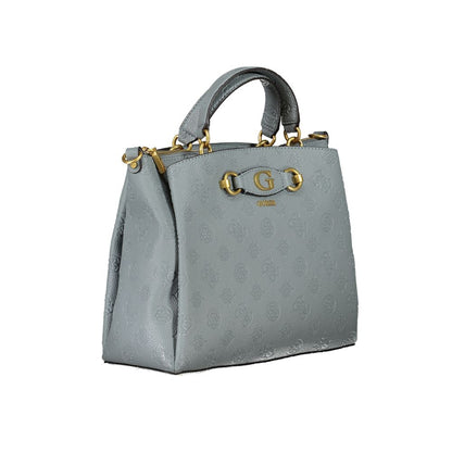 Guess Jeans Light Blue Polyethylene Handbag