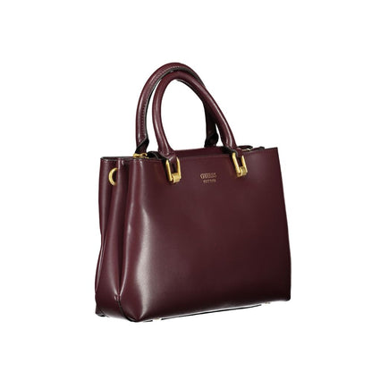 Sac à main en polyéthylène violet Guess jeans