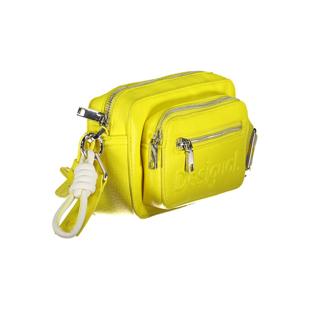 Sac à main Desigual en polyéthylène jaune