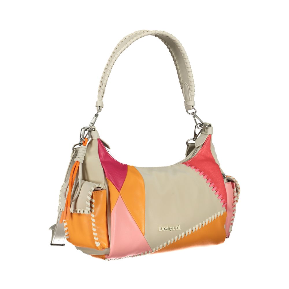 Desigual Beige Polyethylene Handbag