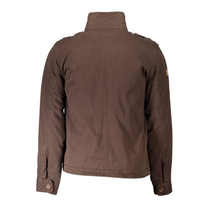 Veste polyester marron Eddy Wood