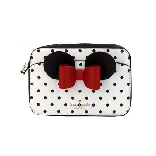 Kate Spade Disney Minnie Mouse Sac à bandoulière en PVC imprimé à pois