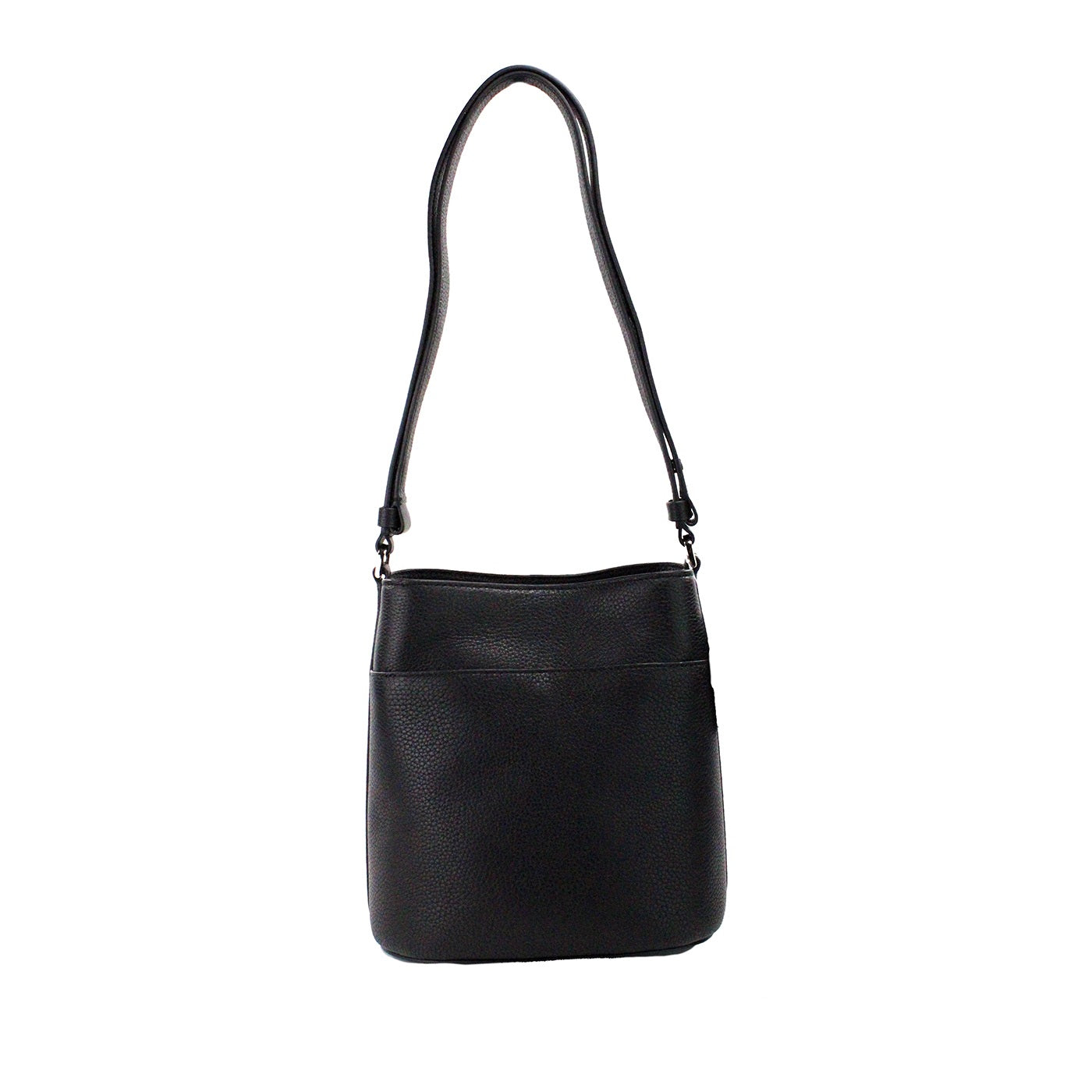 Kate Spade Leila petit sac à bandoulière seau en cuir grainé noir