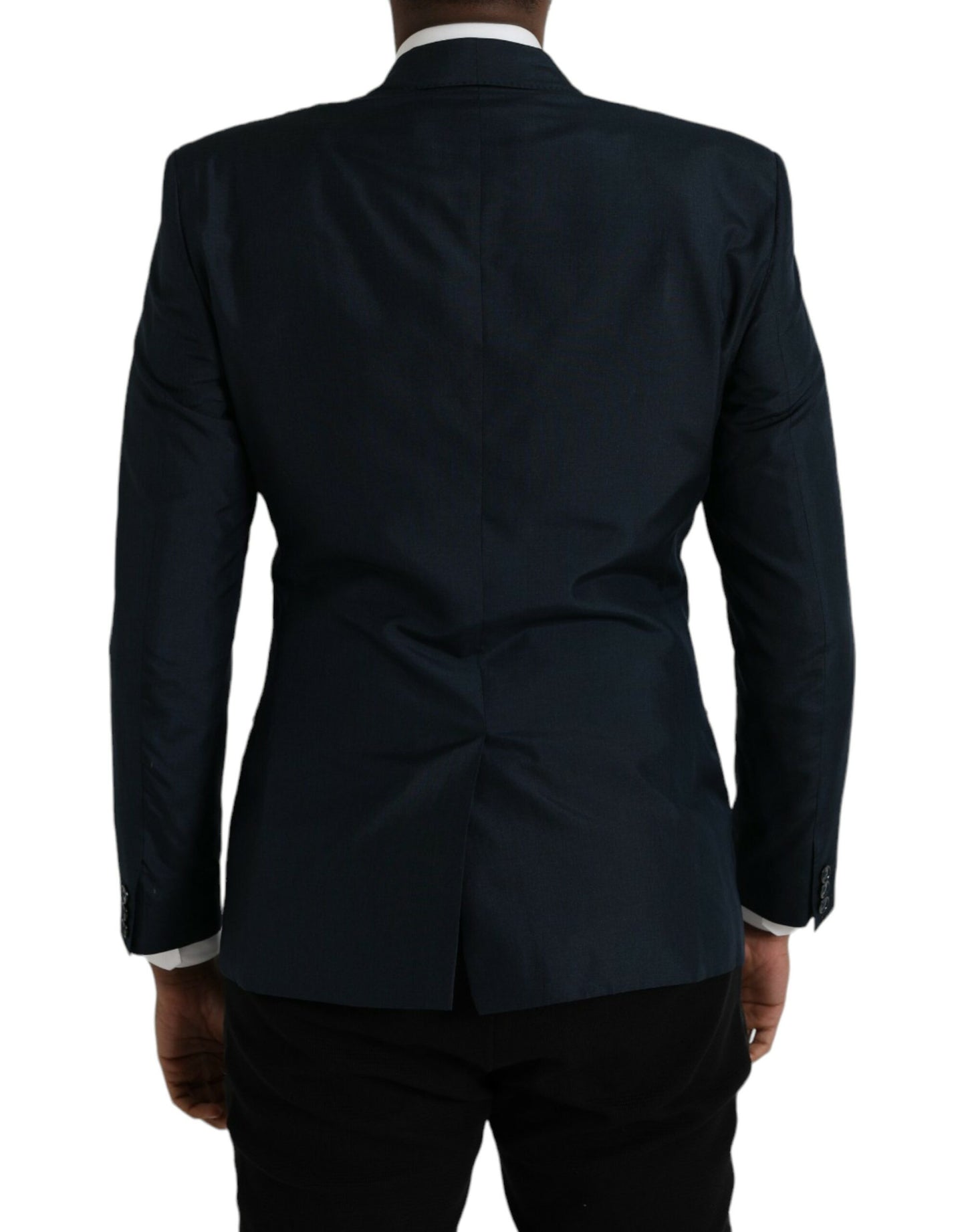 Dolce &amp; Gabbana Blazer à simple boutonnage bleu GOLD Notch