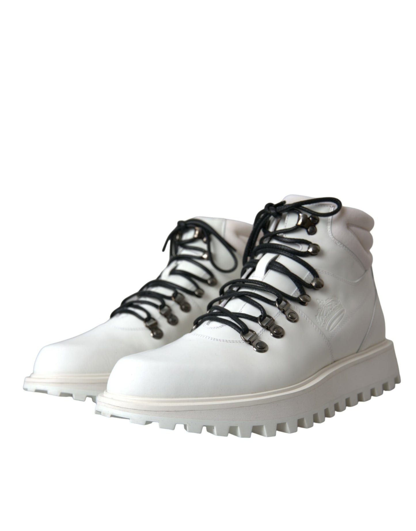 Dolce &amp; Gabbana Blanc Vulcano Trekking Hommes Bottines Chaussures