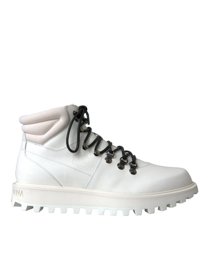 Dolce &amp; Gabbana Blanc Vulcano Trekking Hommes Bottines Chaussures