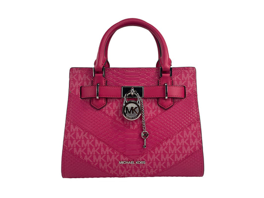 Michael Kors Hamilton Petit sac à bandoulière rose électrique