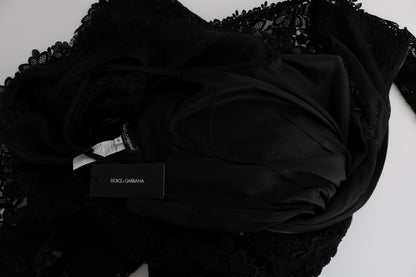 Robe fourreau noire Dolce &amp; gabbana avec doublure en soie