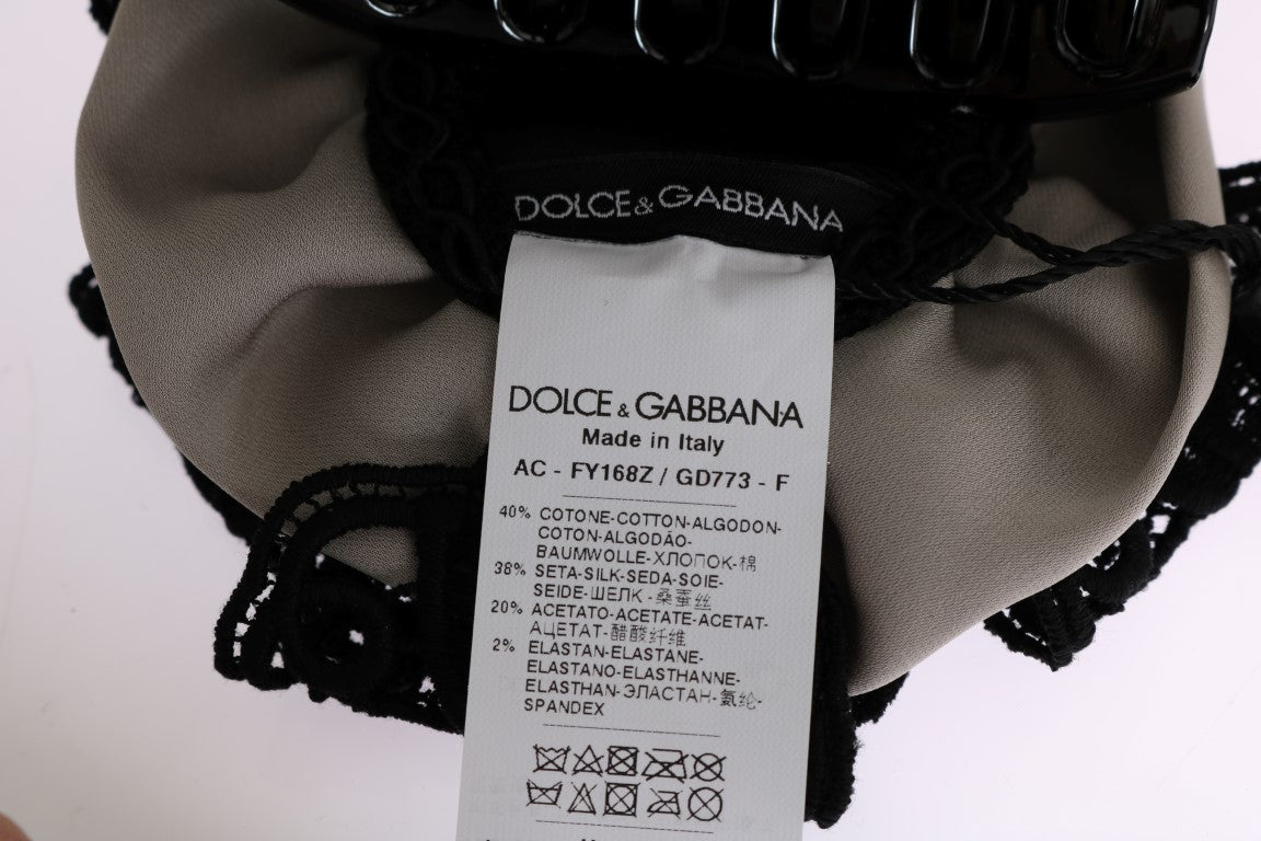 Pince à cheveux en dentelle florale Dolce &amp; Gabbana