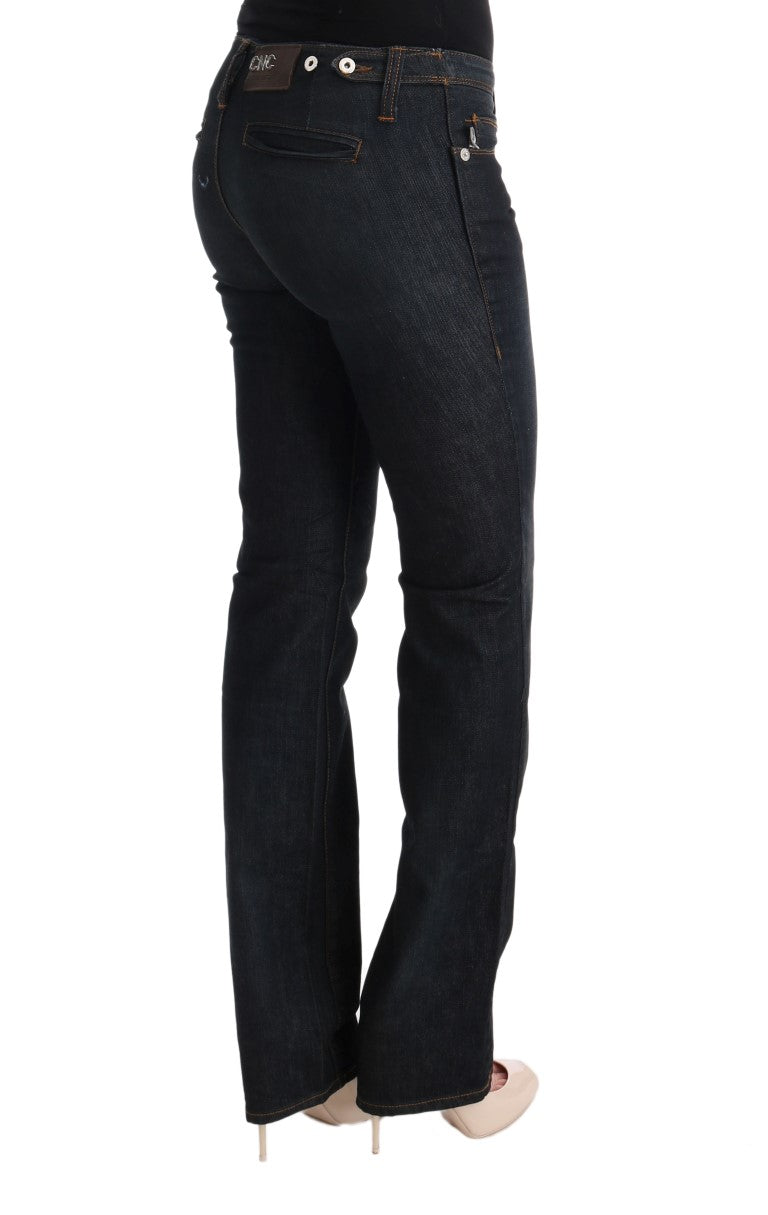 Costume national en denim coupe slim gris