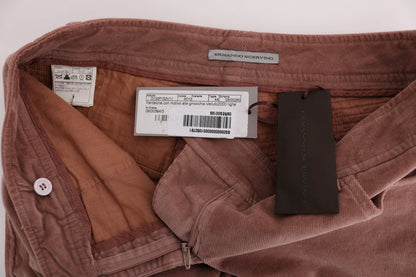 Pantalon court capri marron Ermanno scervino pour les soirées