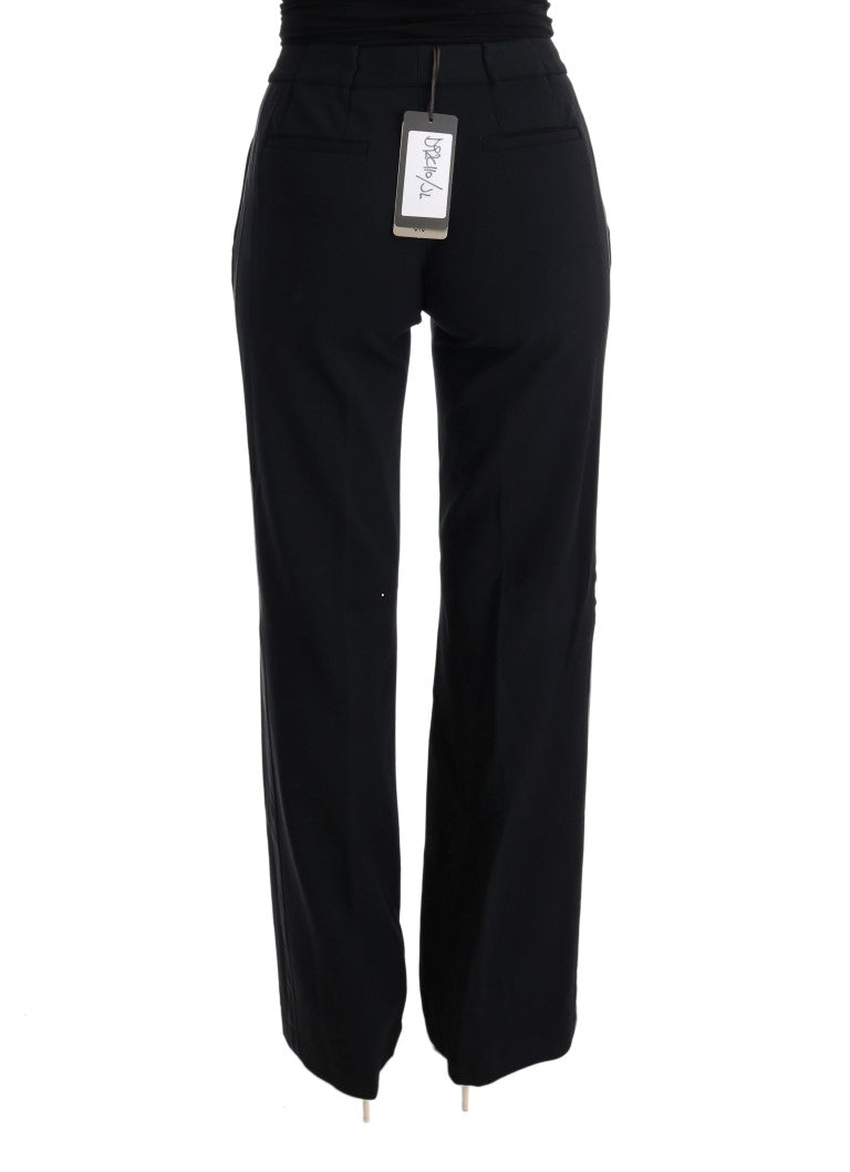 Ermanno scervino pantalon formel bootcut noir