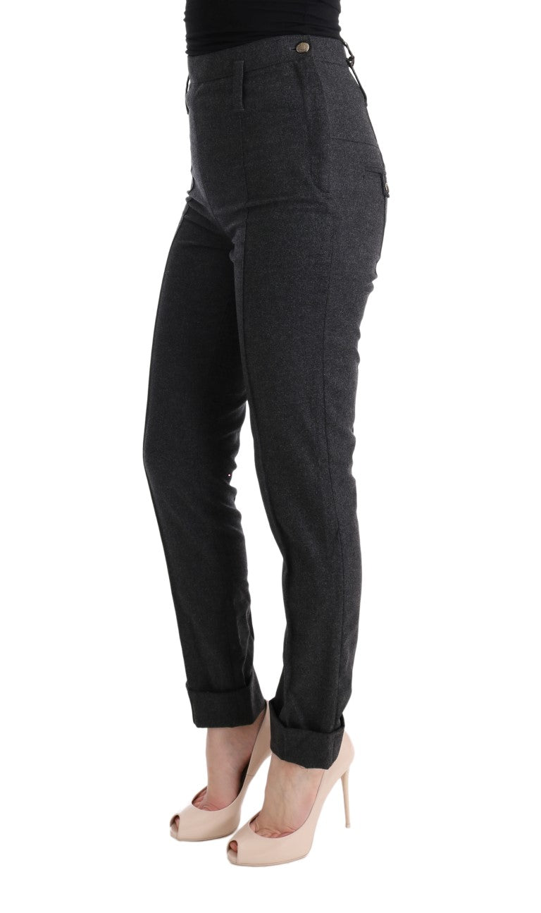 Pantalon skinny décontracté gris Ermanno scervino