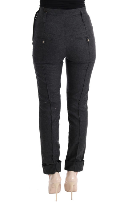 Pantalon skinny décontracté gris Ermanno scervino