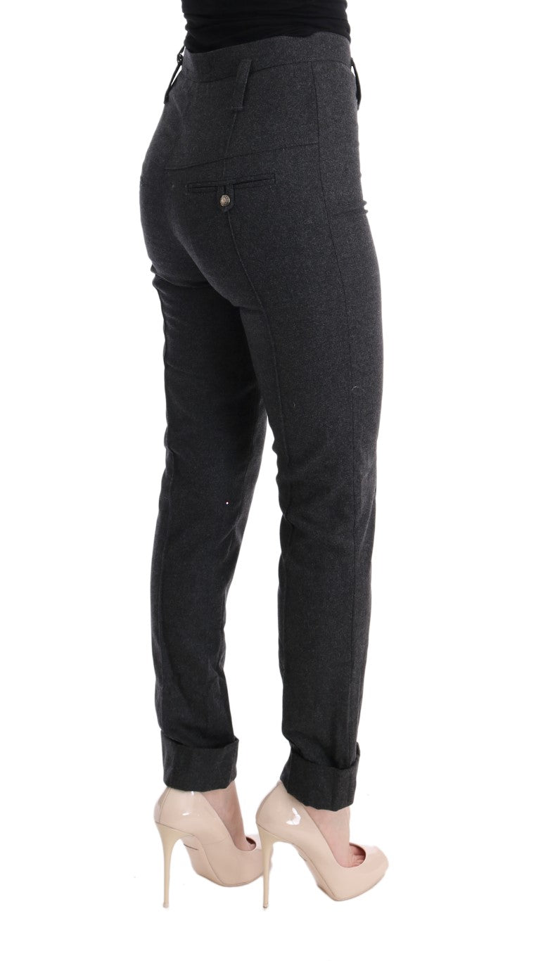 Pantalon skinny décontracté gris Ermanno scervino