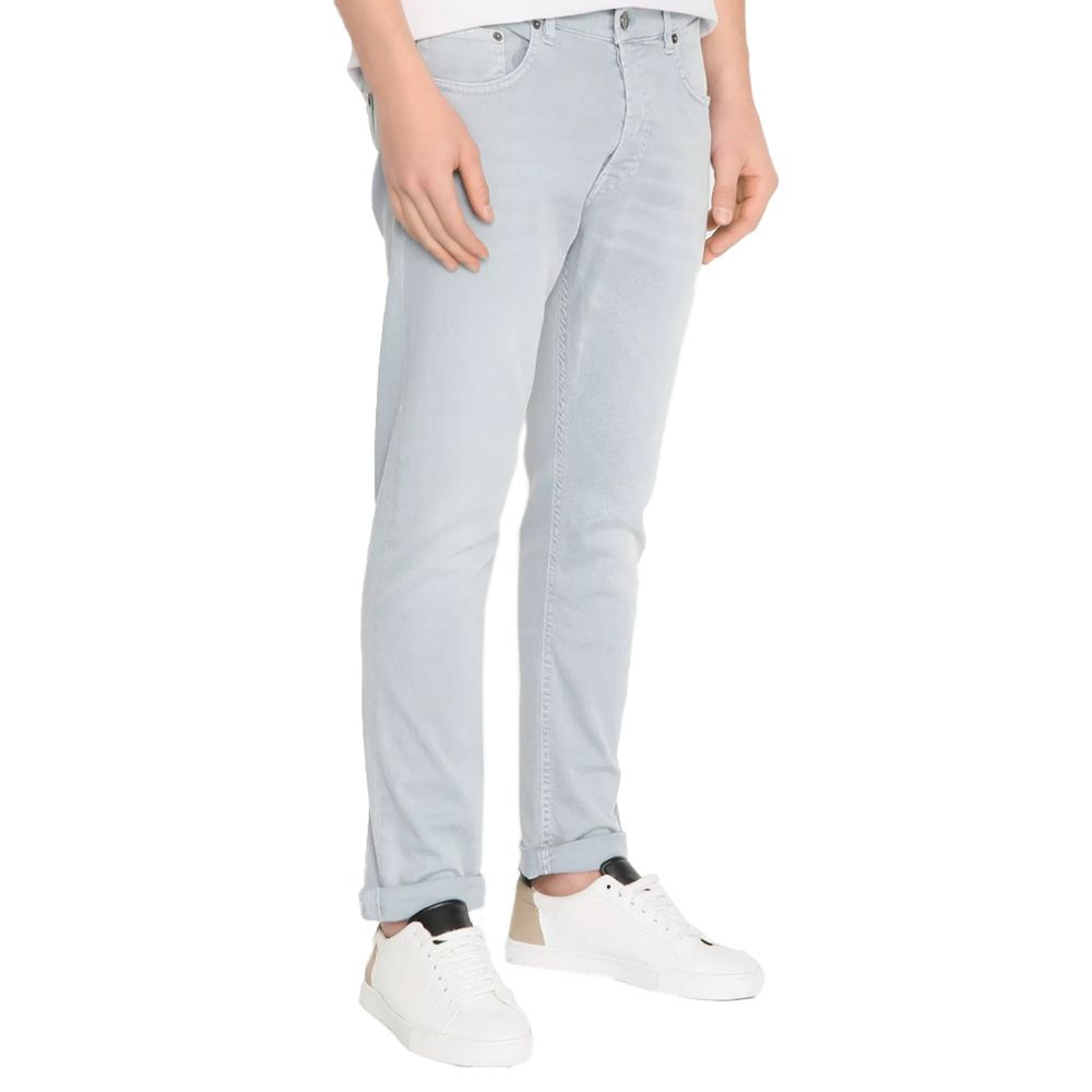 Dondup Chic Ice Gray Regular Denim Icon Jeans