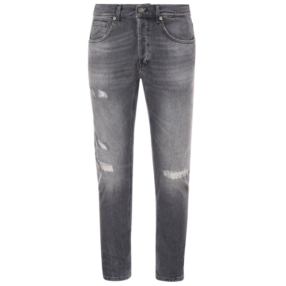 Dondup Chic Jean Dian gris avec détails vieillis