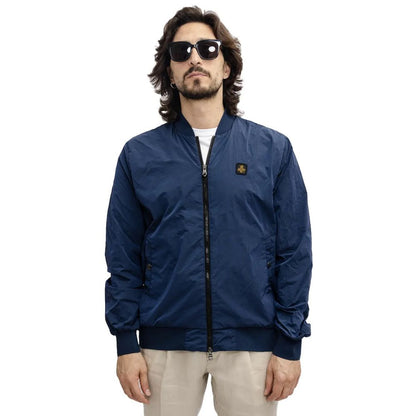 Blouson aviateur bleu décontracté surélevé Refrigiwear