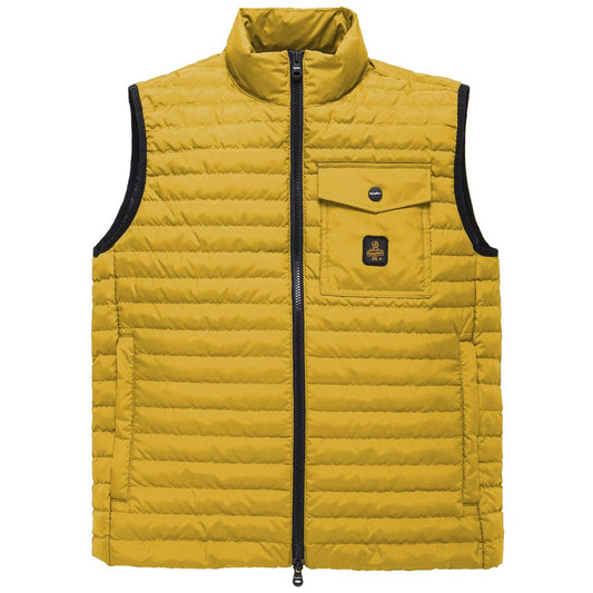 Refrigiwear Gilet en duvet doux sans manches jaune pour hommes