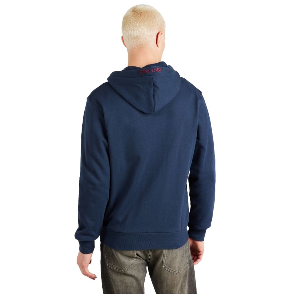 La Martina Elegant Full Zip Cotton Hoodie