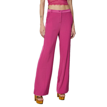 Patrizia Pepe Pantalon Palazzo élégant fuchsia