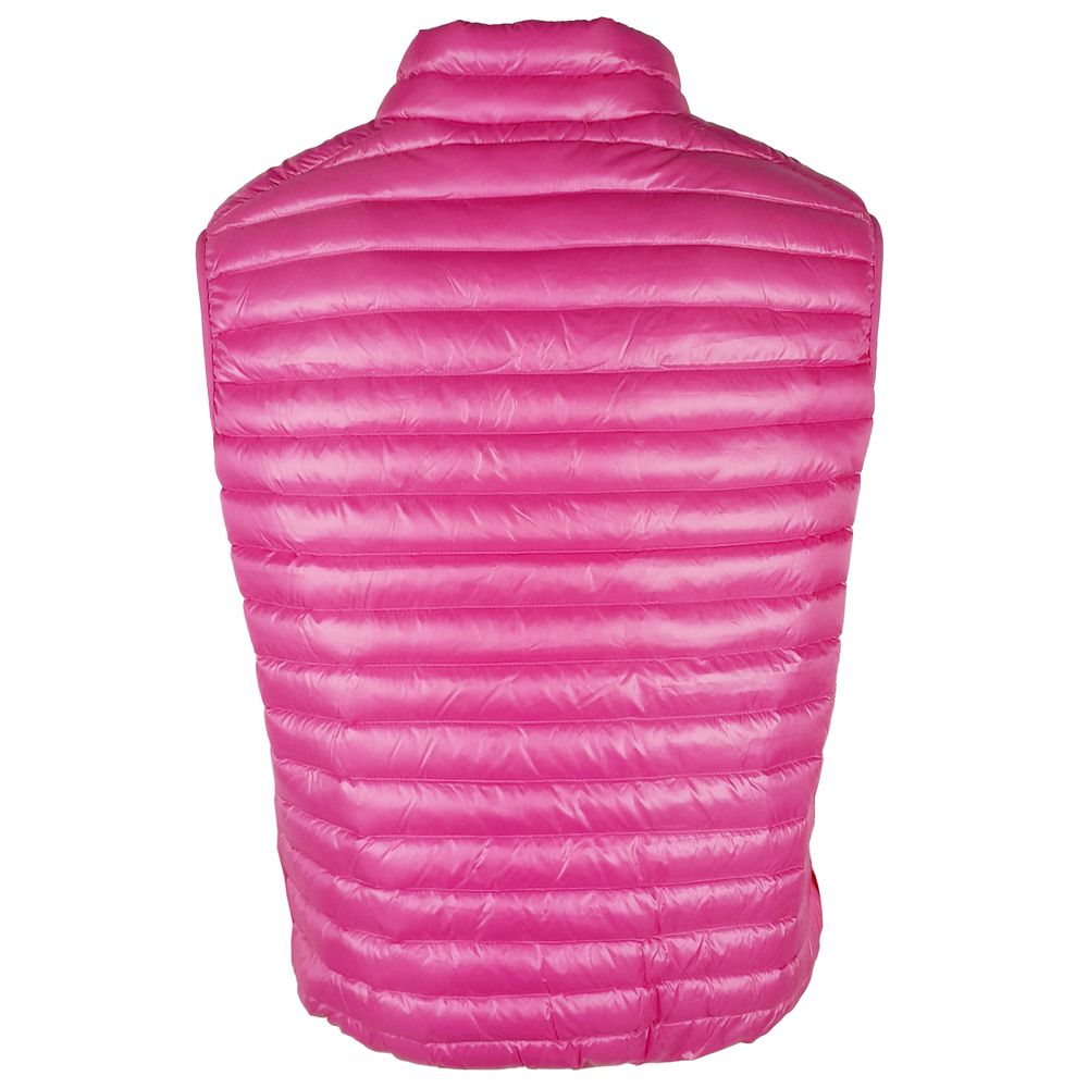 Gilet en duvet en nylon rose Centogrammi Chic pour elle