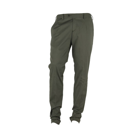 Pantalon d'été vert élégant Made in Italy pour homme