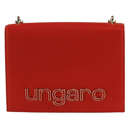 Bandolera Ungaro Chic de piel de becerro con detalles de logotipo metálico