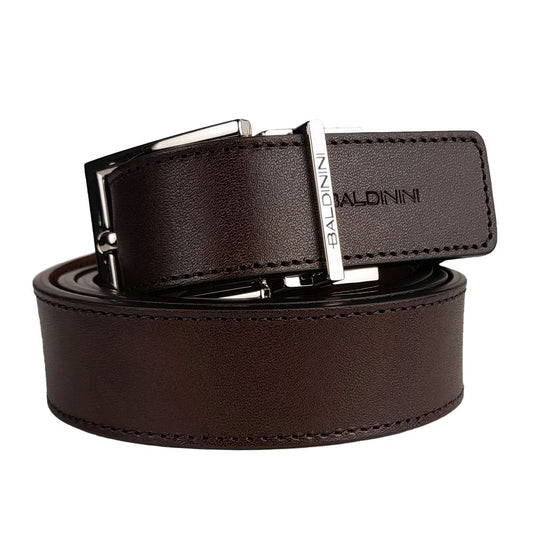 Ceinture réversible en cuir de veau Baldinini Trend en marron riche