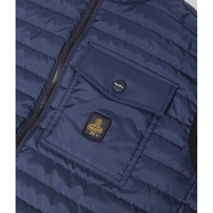 Refrigiwear Elegant Men's Down Vest in Sumptuous Blue