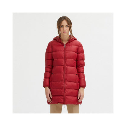 Veste longue réversible en duvet d'oie Centogrammi en rose