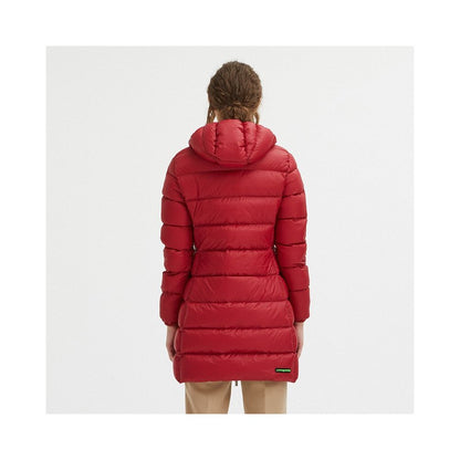 Veste longue réversible en duvet d'oie Centogrammi en rose