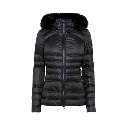 Peuterey Chic Black Fur-Trimmed Winter Jacket