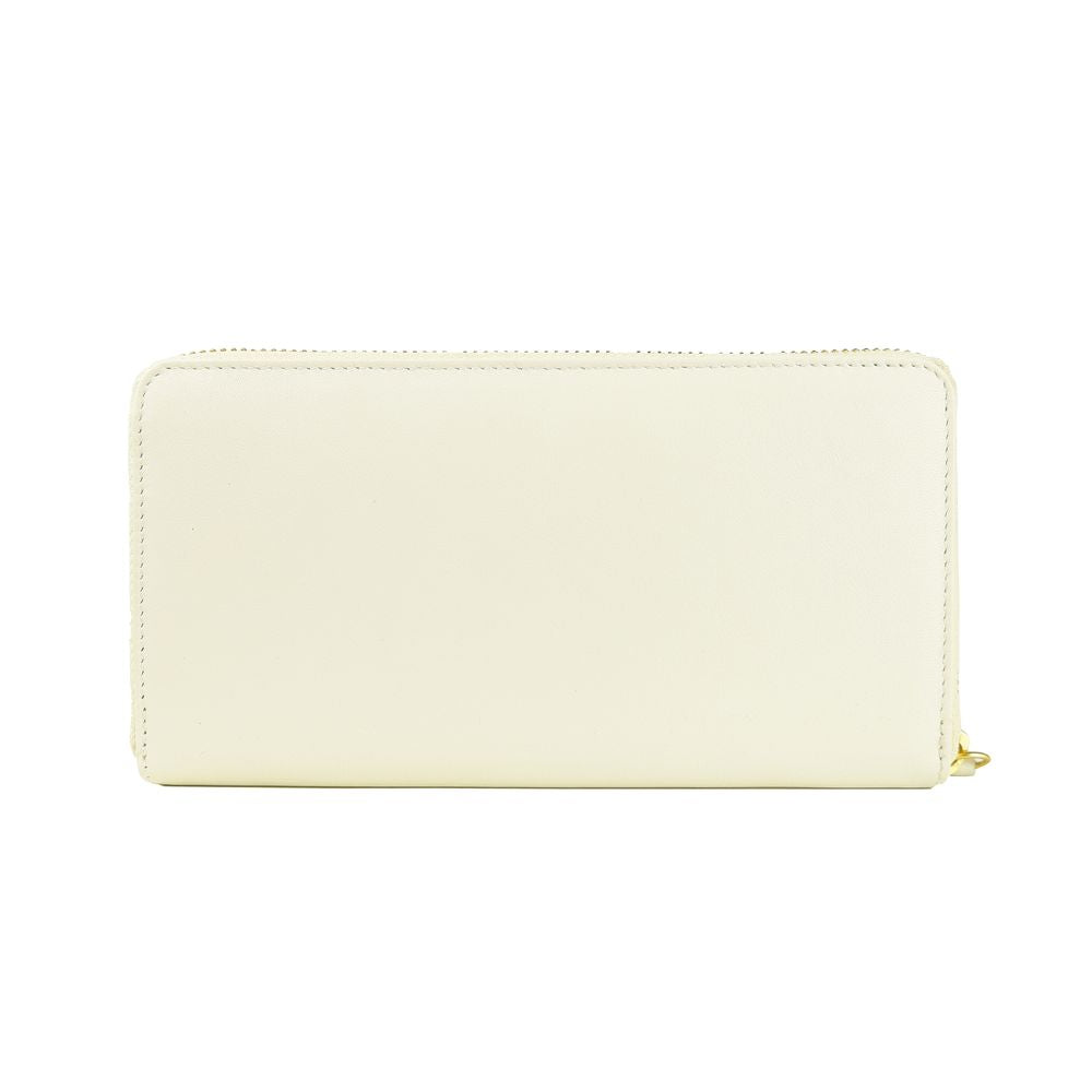 Cavalli Class Elegante bolso de piel de becerro blanco