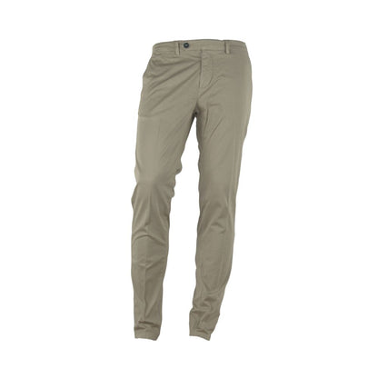 Pantalón elegante de verano en color beige para hombre Made in Italy