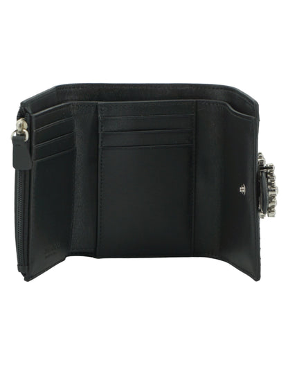 Jimmy Choo Black Leather Cheri Wallet