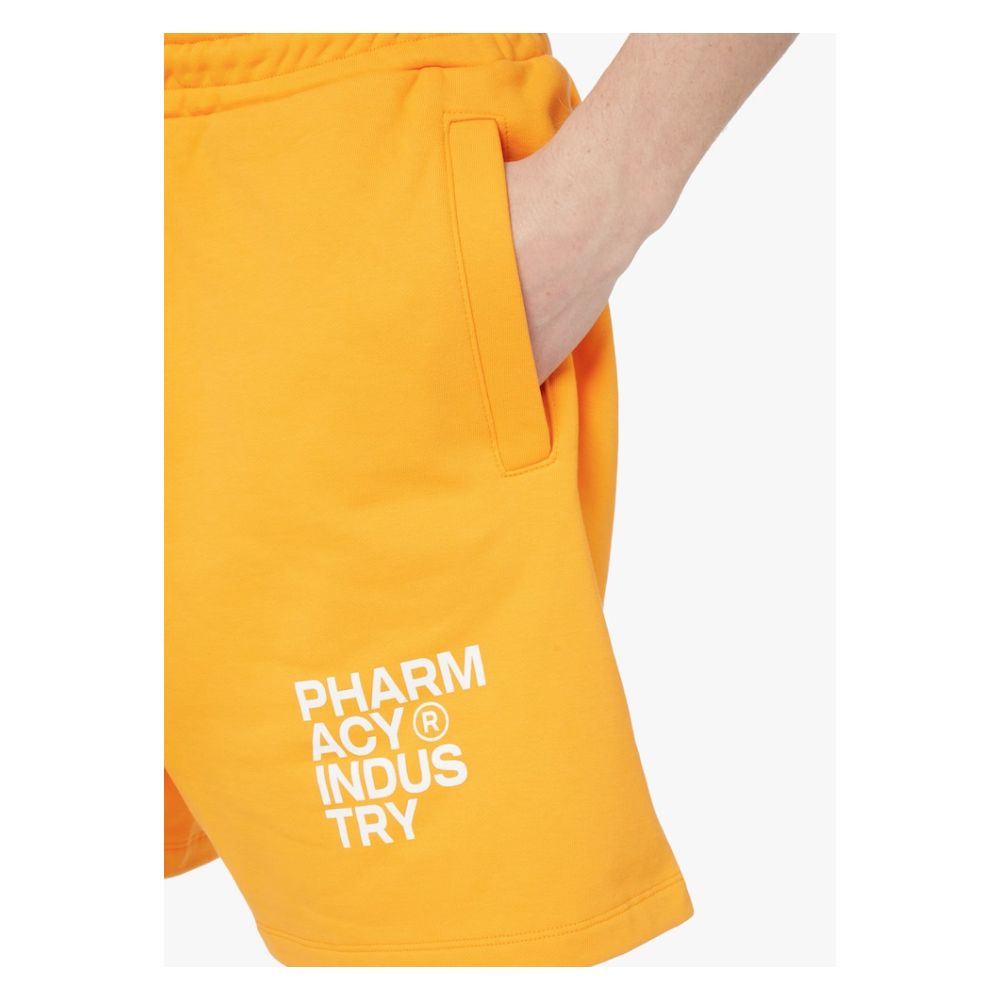 Pantalon chic en coton orange avec détail logo Pharmacy Industry