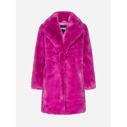 Veste en fausse fourrure rose Apparis Chic - Essentiel d'hiver écologique