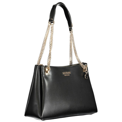 Guess Jeans Black Polyethylene Handbag