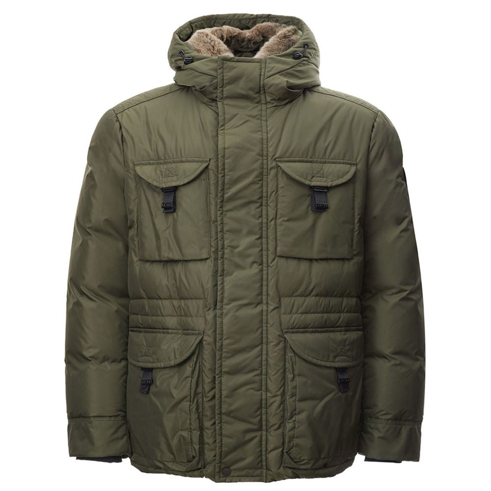 Peuterey Elegant Green Polyamide Men's Jacket