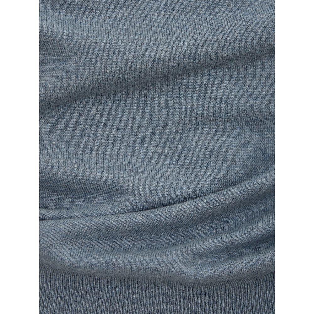 Gran Sasso Elegant Cashmere Gray Men's Sweater