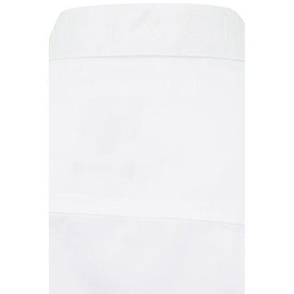 Armani Exchange Elegant White Cotton Shirt for Men