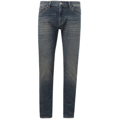 Armani Exchange Elevated Blue Cotton Denim