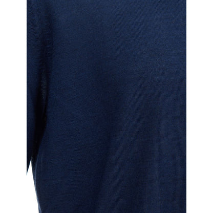 Gran Sasso Elegant Cashmere Sweater in Serene Blue