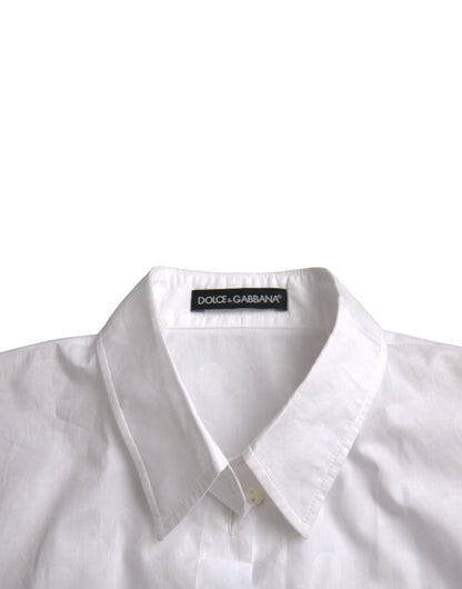 Dolce &amp; Gabbana Haut polo à manches courtes et col blanc