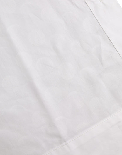 Dolce &amp; Gabbana Haut polo à manches courtes et col blanc