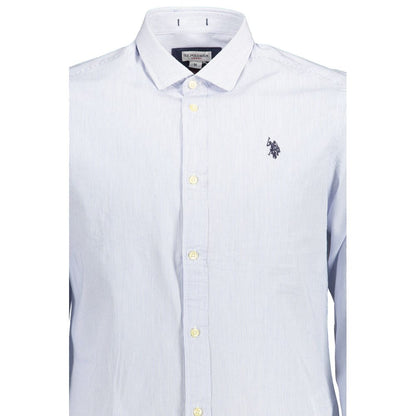 Nous polo assn. chemise brodée col français coupe slim