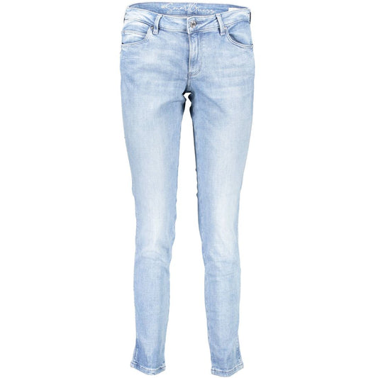 Guess Jeans Jean skinny chic taille moyenne bleu clair