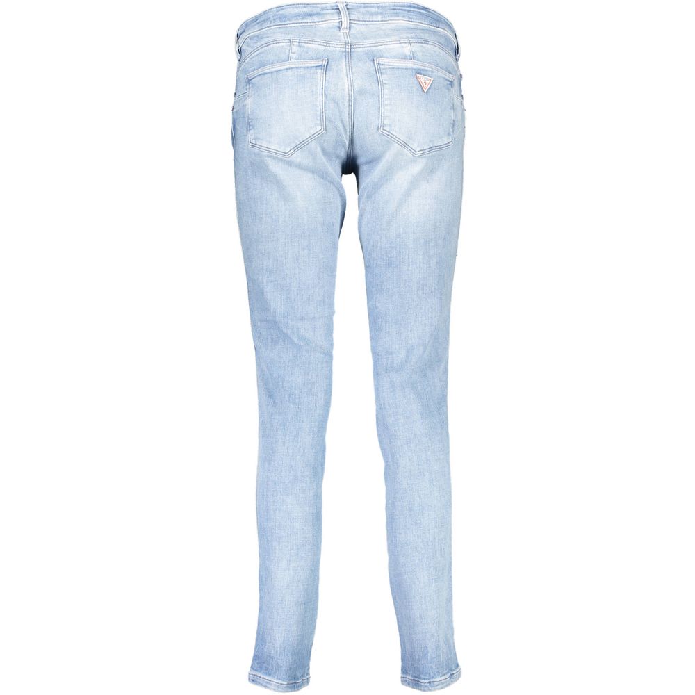 Guess Jeans Jean skinny chic taille moyenne bleu clair